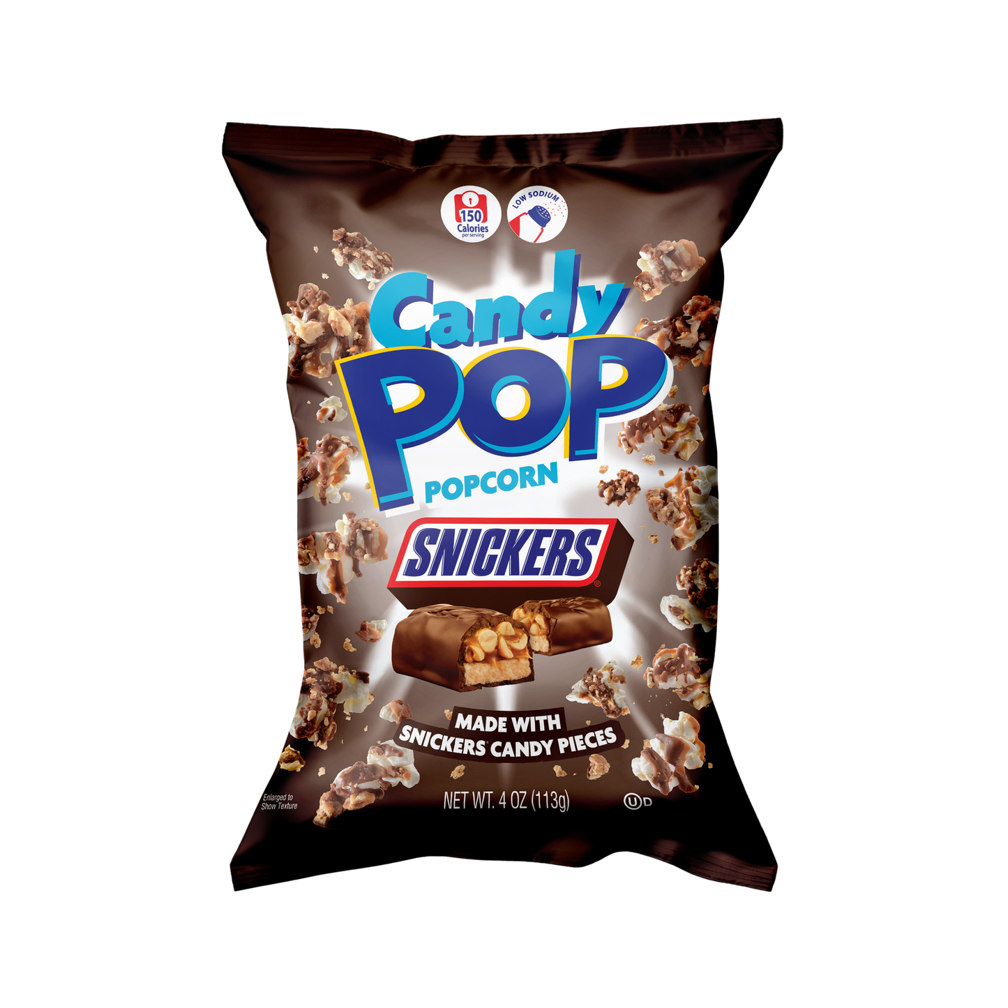 CANDY POP POPCORN SNICKERS 113G 1X8