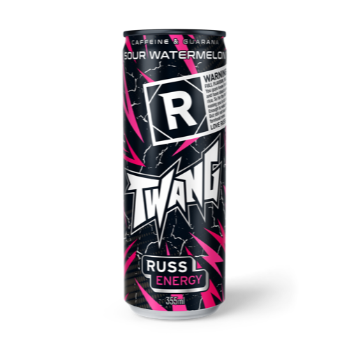 RUSS ENERGY SOUR WATERMELON TWANG 355ML 1X24