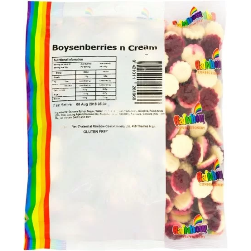 RAINBOW - BOYSENBERRY & CREAM 1KG