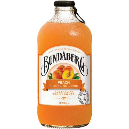 BUNDABERG PEACH 375ML 1X12