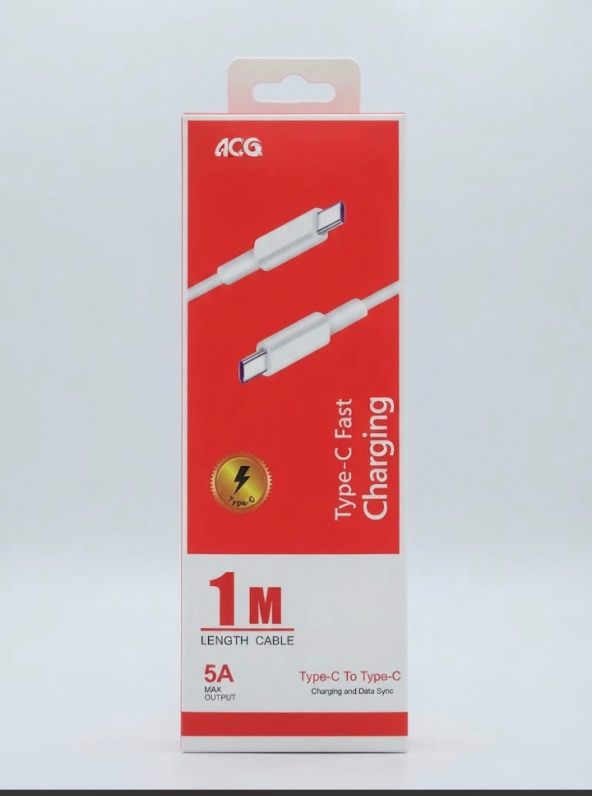 ACQ TYPE C TO TYPE C CHARGING DATA CABLE 1M