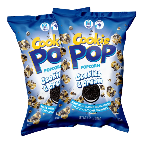CANDY POP POPCORN COOKIES & CREAM 113G 1X8