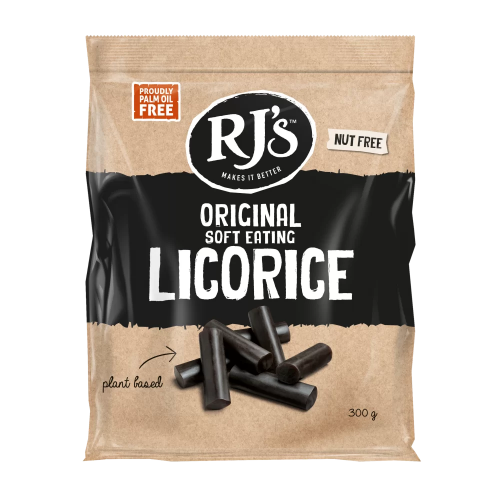 RJ'S BAG SOFT EATING LICORICE 300G (Clearance)