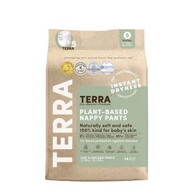 TERRA ECO NAPPIES PANTS WALKER 14'S 1X8
