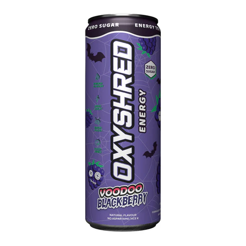 OXYSHRED ENERGY OXYSHRED VOODOO BLACKBERRY CAN 355ML 1X12