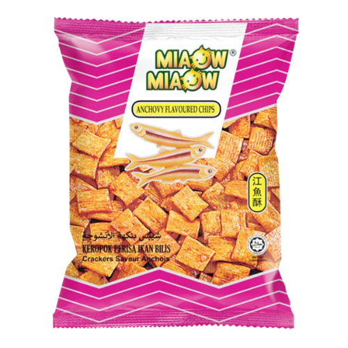 MIAOWI MIAOWI ANCHOVY FLVD CHIPS 50G 1X60