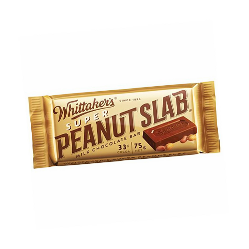 WHITTAKER'S SUPER SLAB PEANUT 70G 1X30