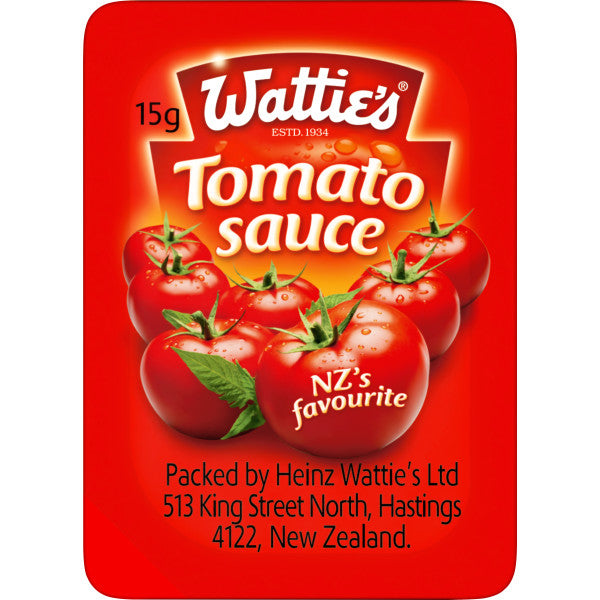 WATTIES TOMATO SAUCE 15G 1X100