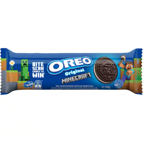 CADBURY OREO COOKIES MINECRAFT 140G