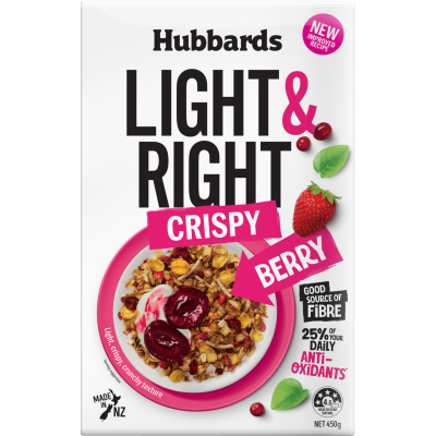 HUBBARDS LIGHT & RIGHT BERRY 450G