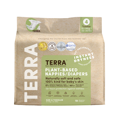 TERRA ECO NAPPIES TODDLER 18'S 1X8
