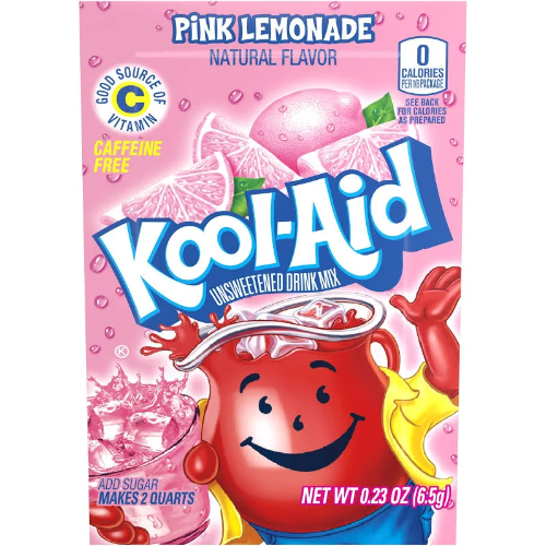KOOL AID SACHET PINK LEMONADE 4G 1X48