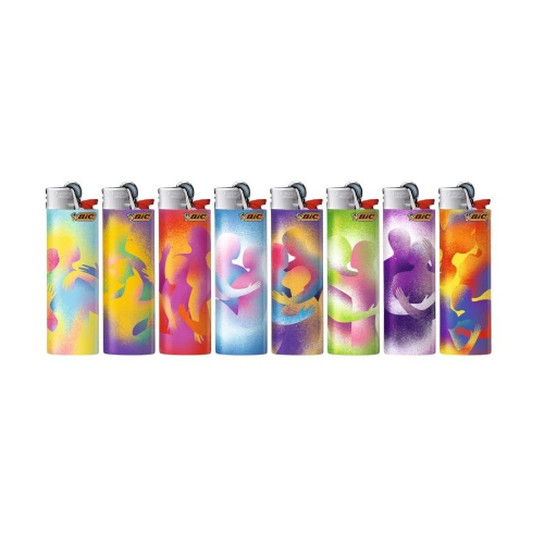 BIC FANCY LIGHTER INCLUSIVE LOVE 1X50