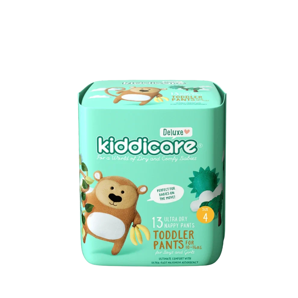 KIDDICARE DELUXE NAPPY PANTS TODDLER 13S 1X8