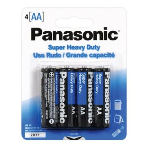 PANASONIC BATTERIES AA 4 PACK 1X12