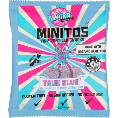 MEHIKO MINITOS TRUE BLUE CHIPS 35G X22