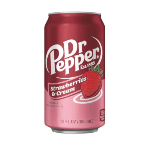 DR PEPPER STRAWBERRIES AND CREAM 355ML 1X12
