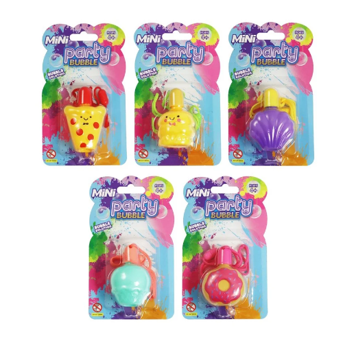 Bubbles Mini Party w/Rope 1X5Asst