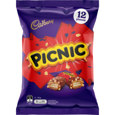 CADBURY SHAREPACK PICNIC 180G