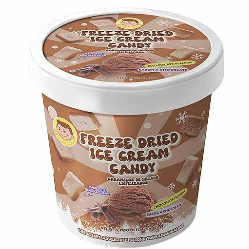 FREEZE DRIED ICE CREAM CANDY CHOCOLATE 50G 1X12