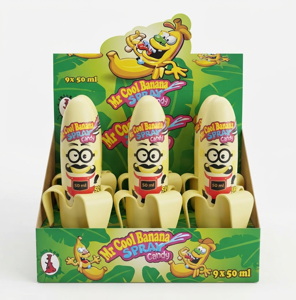 DRAGON NOVELTY MR COOL BANANA SPRAY 1X9