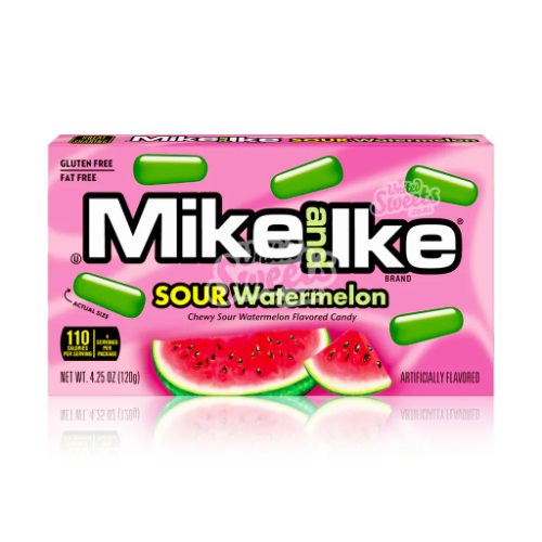 WONKA MIKE & LIKE SOUR WATERMELON 120G 1X12