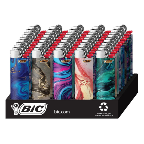 BIC FANCY LIGHTER MINERAL 1X50