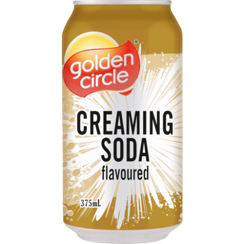 GOLDEN CIRCLE CREAMING SODA CAN 375ML 1X24