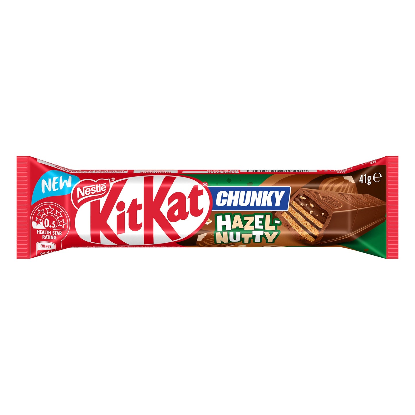 NESTLE MEDIUM BAR KITKAT CHUNKY HAZELNUTTY 41G 1X24