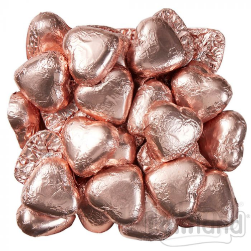 LOLLILAND ROSE GOLD CHOCOLATE HEART 63G 1X60