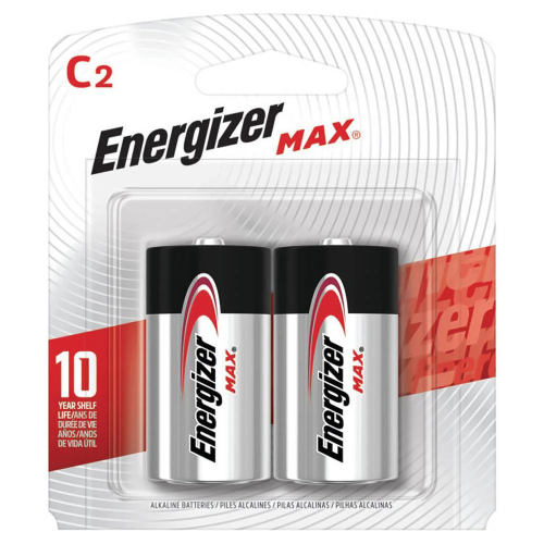 ENERGIZER BATTERIES C 2 PACK 1X6