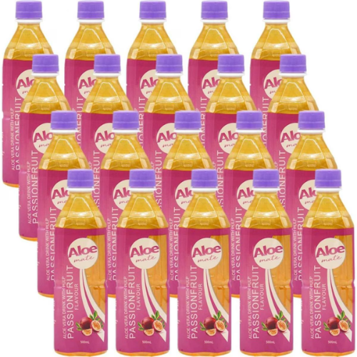 ALOE MATE ALOE VERA PASSION FRUIT 500ML 1X20