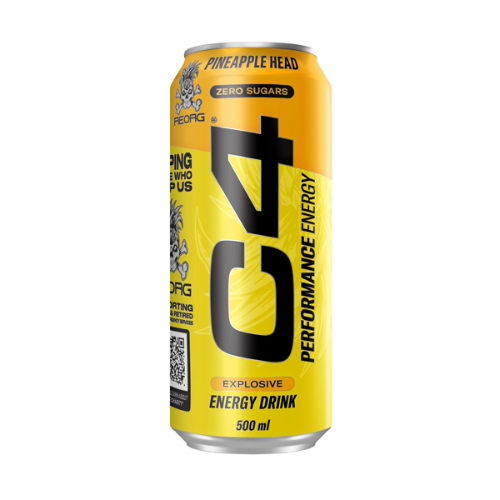 C4 ENERGY REORG PINEAPPLE CAN 500ML 1X12