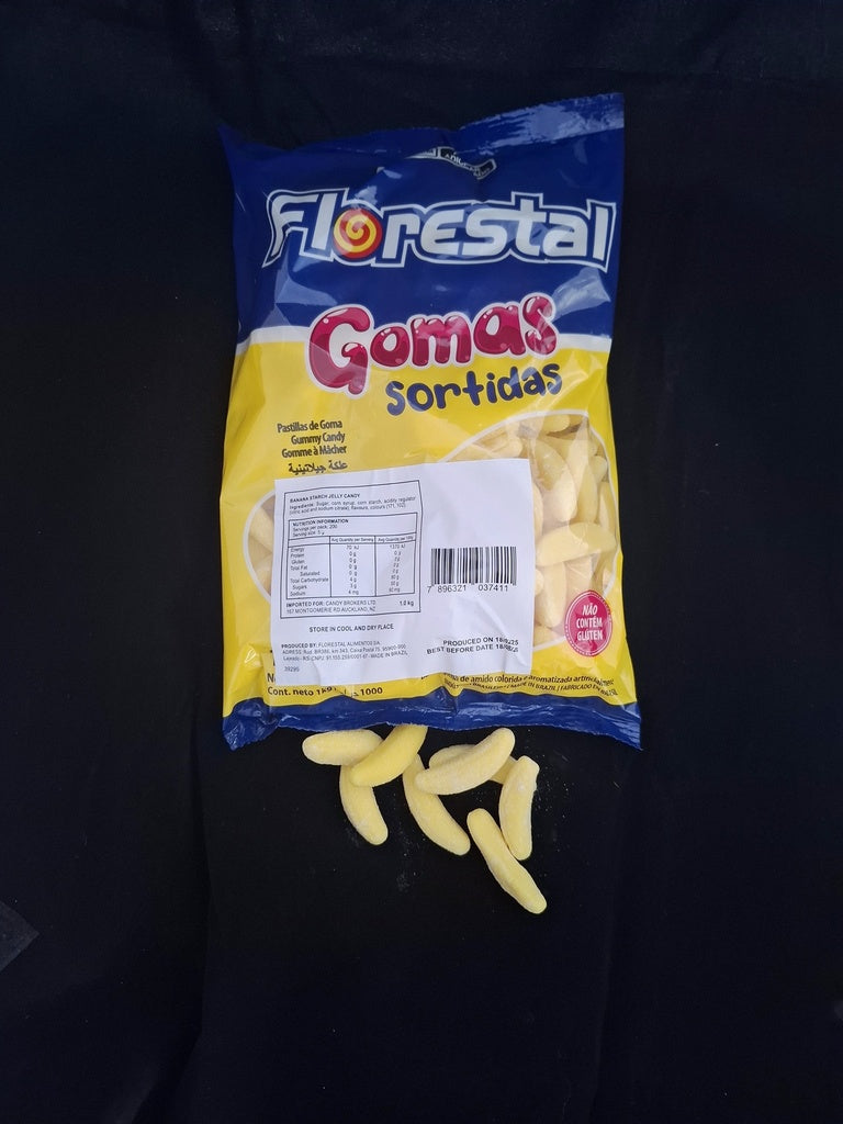 FLORESTAL BANANA STARCH JELLY CANDY 1X1KG