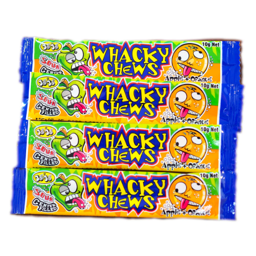 JOJO WHACKY CHEWS APPLE ORANGE 10G 1X60