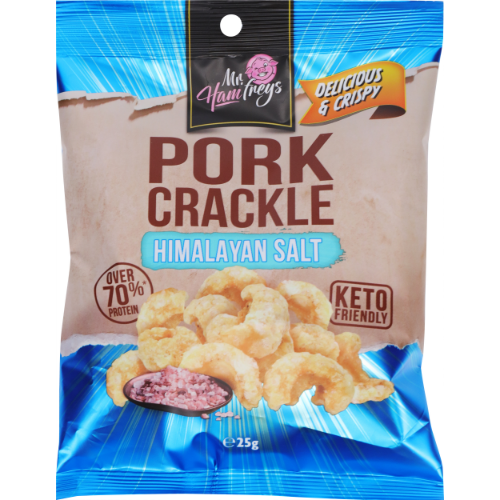 MR HAMFREYS PORK CRACKLE HIMALAYAN 25G 1X15