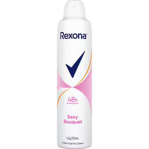 REXONA ANTIPERSPIRANT WOMEN 48H ACTIVE DRY SEXY BOUQUET 250ML 1X6