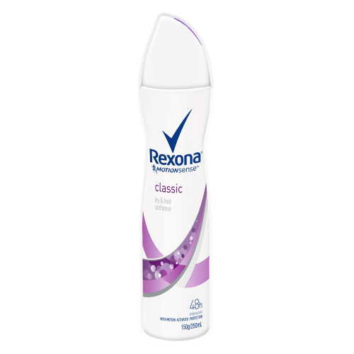 REXONA DEODRANT WOMEN CLASSIC BODY SPRAY 250ML 1X6