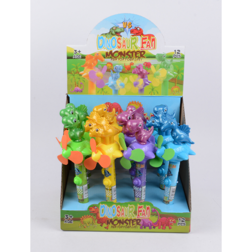 CANDY TOY DINOSAUR FAN 1X12 (TM 34966)