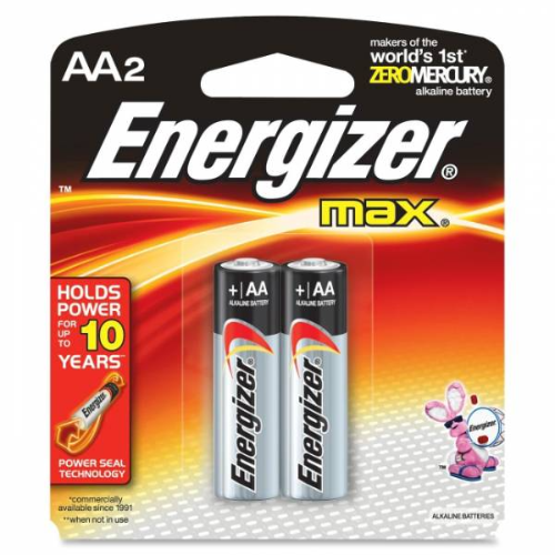 ENERGIZER BATTERIES MAX ALKALINE AA 2 PACK 1X12