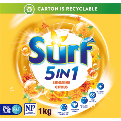 SURF SUNSHINE LAUNDRY POWDER 1KG