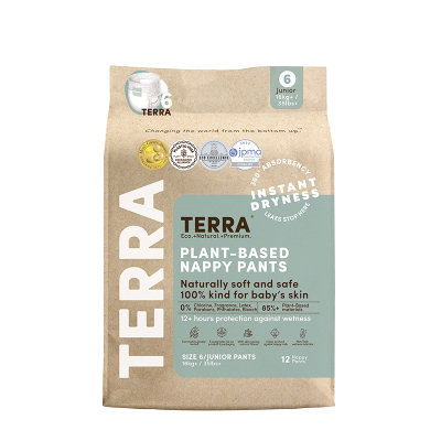 TERRA ECO NAPPIES PANTS JUNIOR 12'S 1X8