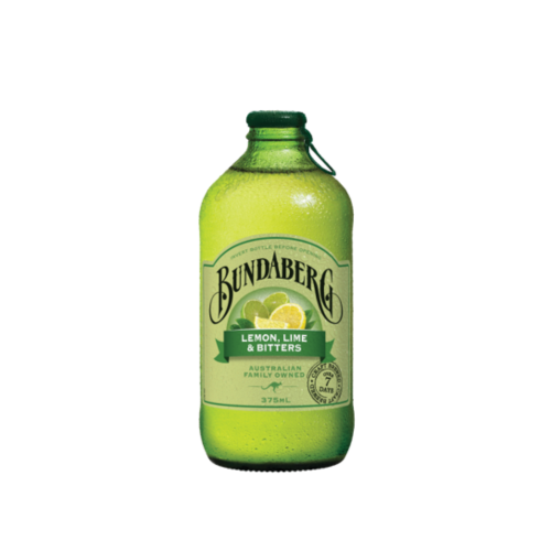 BUNDABERG LEMON LIME & BITTER 375ML 1X12