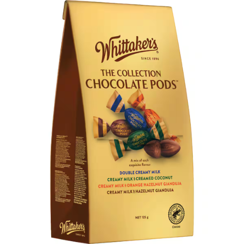 WHITTAKER'S POD POUCH ASSORTED BAG 125G