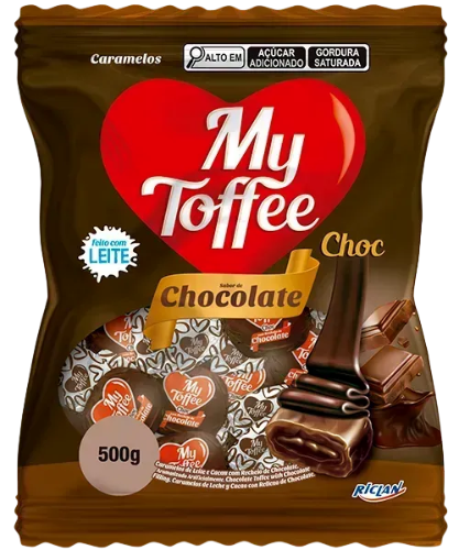 MY TOFFEE LARGE BAG CHOC WITH CHOCOLATE 500G (Clearance)