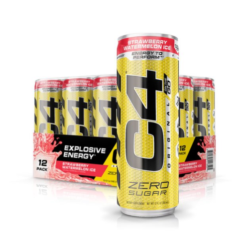 C4 STRAWBERRY WATERMELON ICE CANS 473ML 1X12