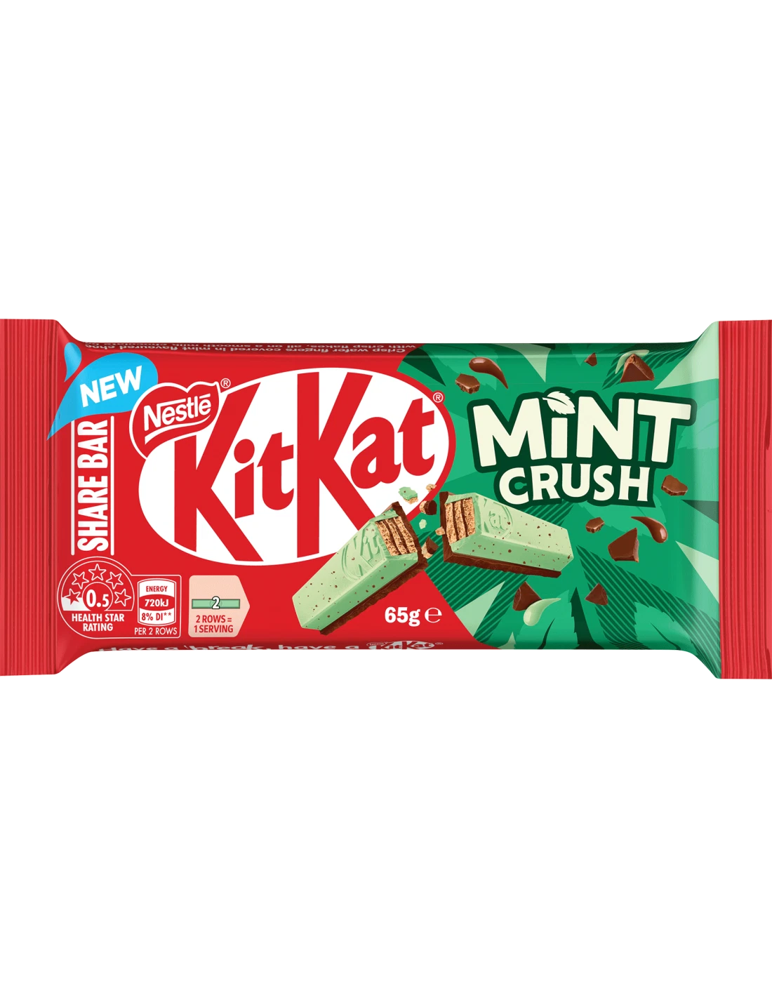 NESTLE SHARE BAR KITKAT MINT CRUSH 65G 1X24