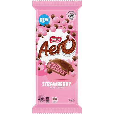NESTLE BLOCK AERO STRAWBERRY 118G 1X12