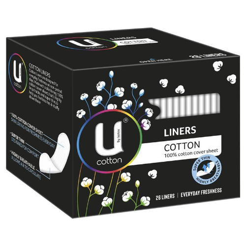 U LINERS COTTON SUPER THIN 1X26