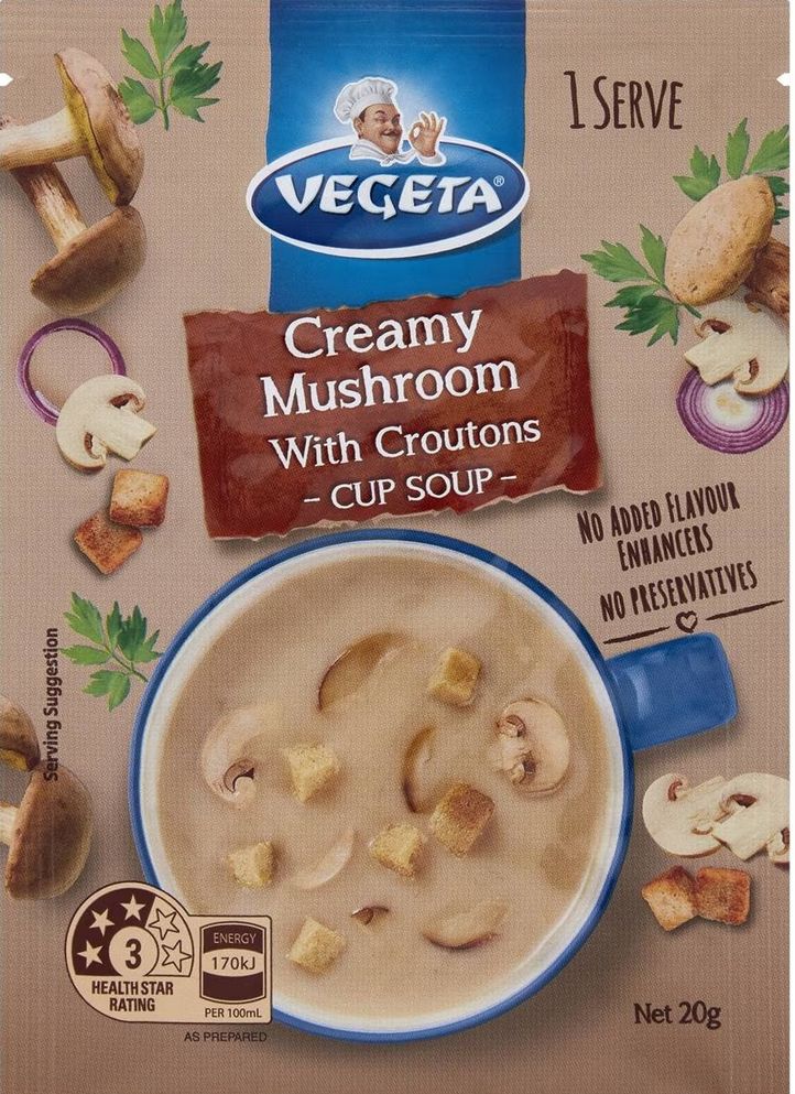VEGETA INSTANT SOUPS WITH MUSHROOM 20G 1X20 -130303